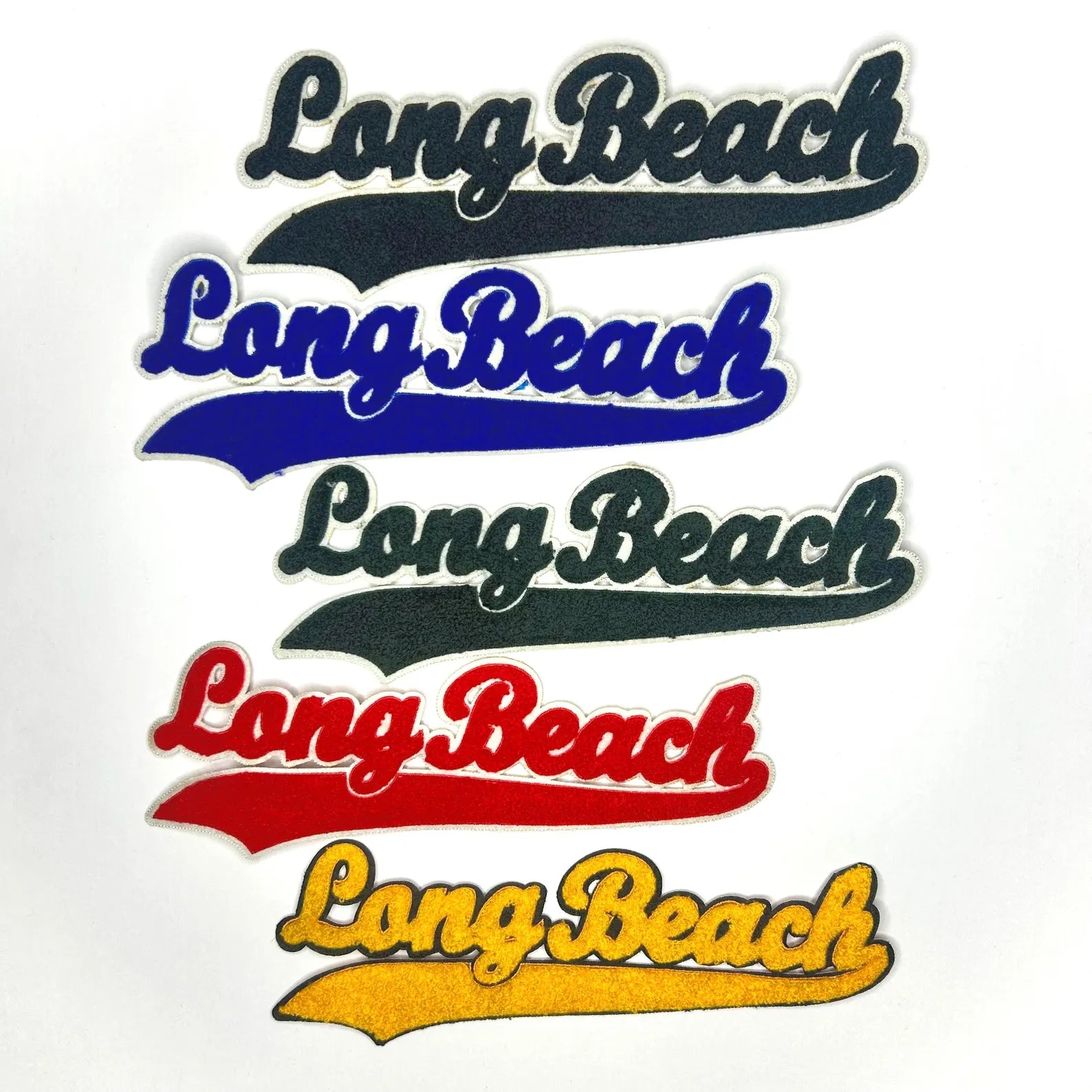 Long Beach Chenille Letterman Patch