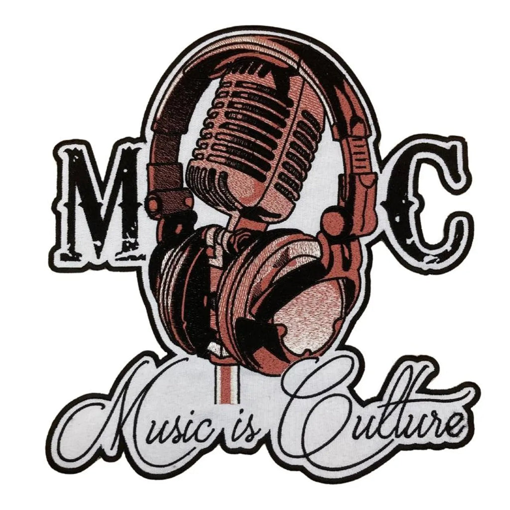 Music Is Culture Embroidered Patch