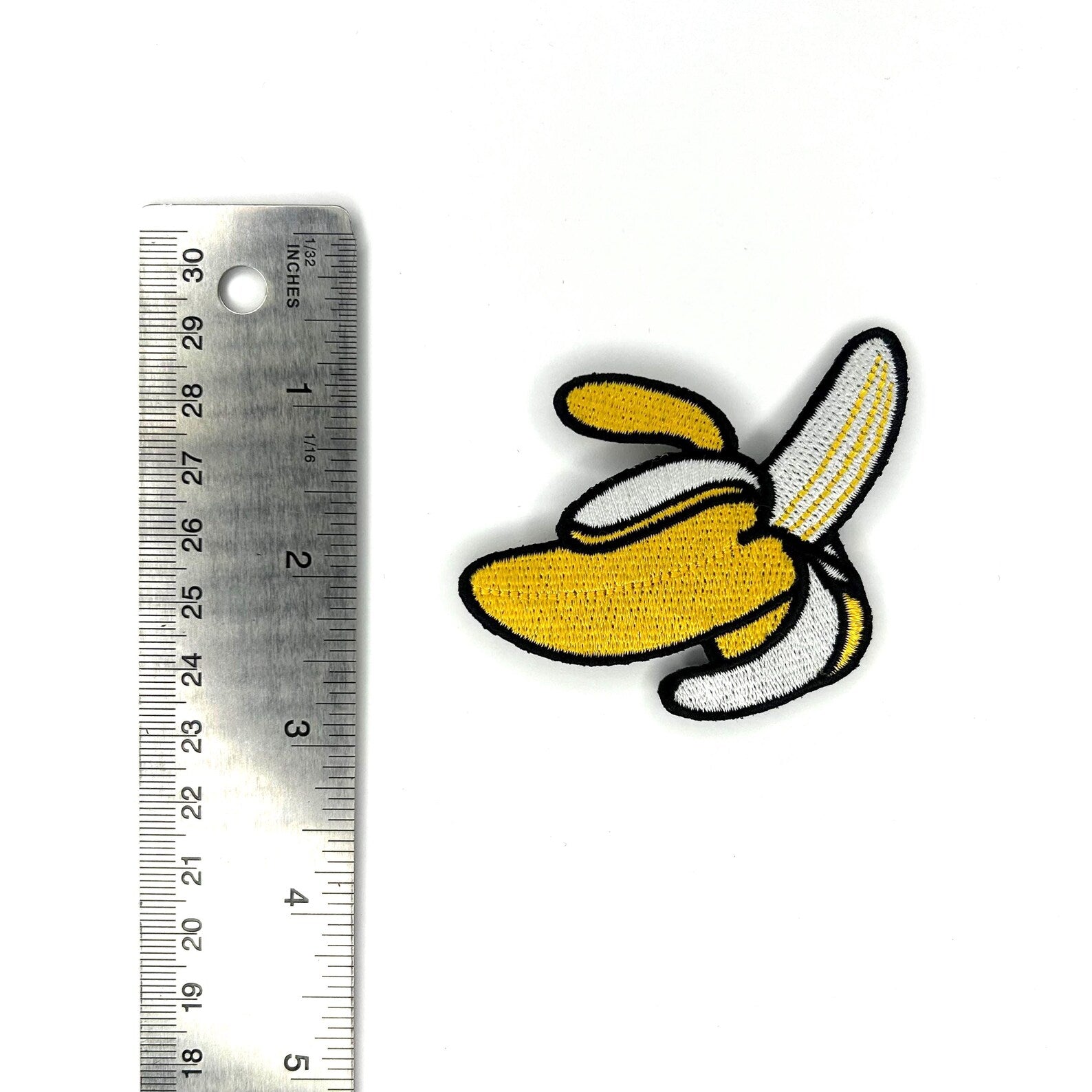 Peeled Banana Embroidered Patch