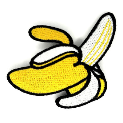 Peeled Banana Embroidered Patch