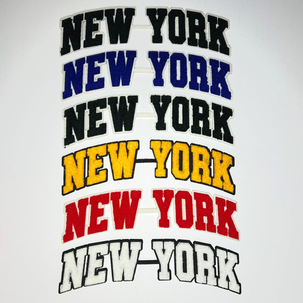 New York Chenille Letterman Patch