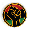 Raised Fist Embroidered Patch