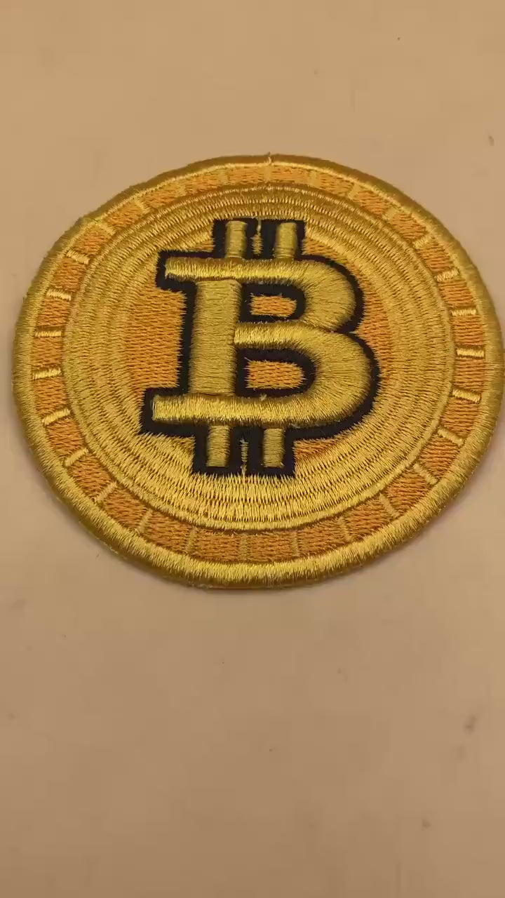 Bitcoin Embroidered Patch