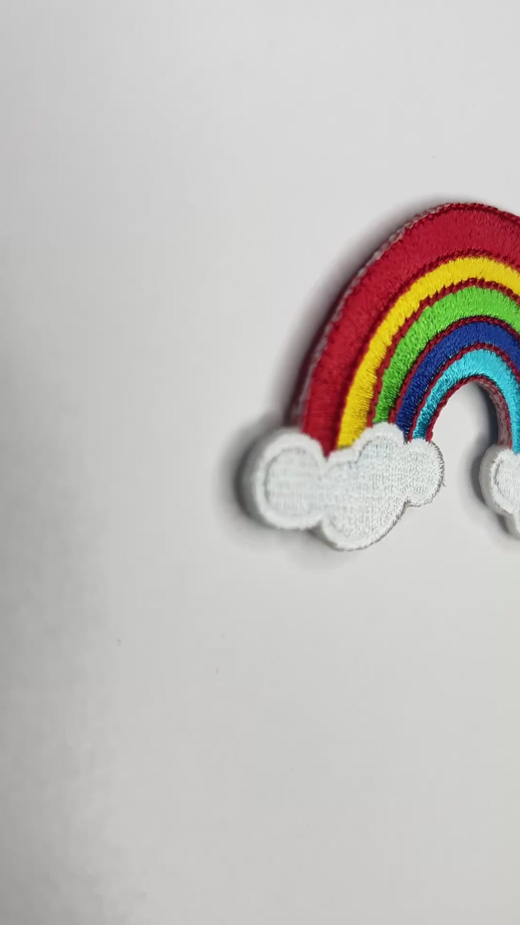Rainbow Arc Embroidered Patch