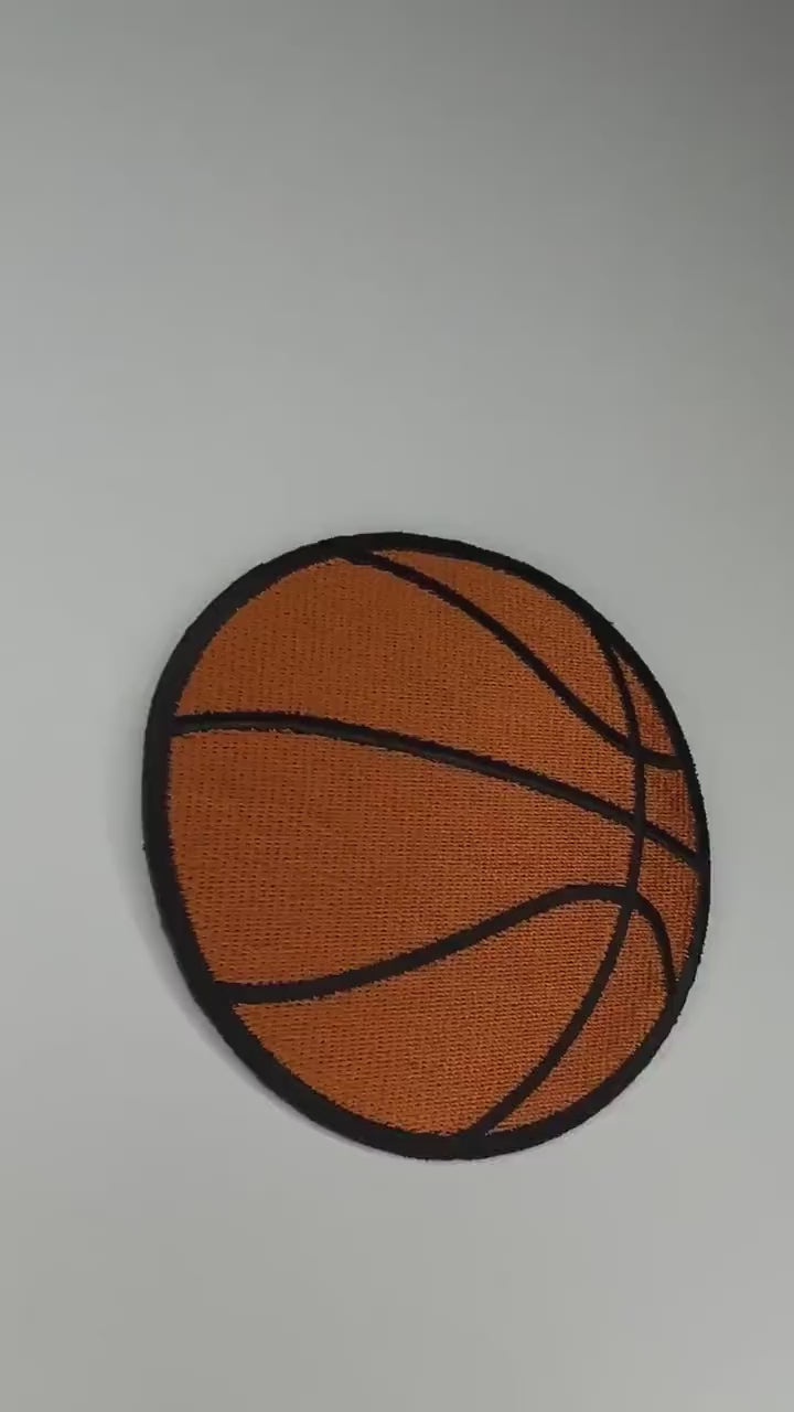 Basketball Embroidered Patch