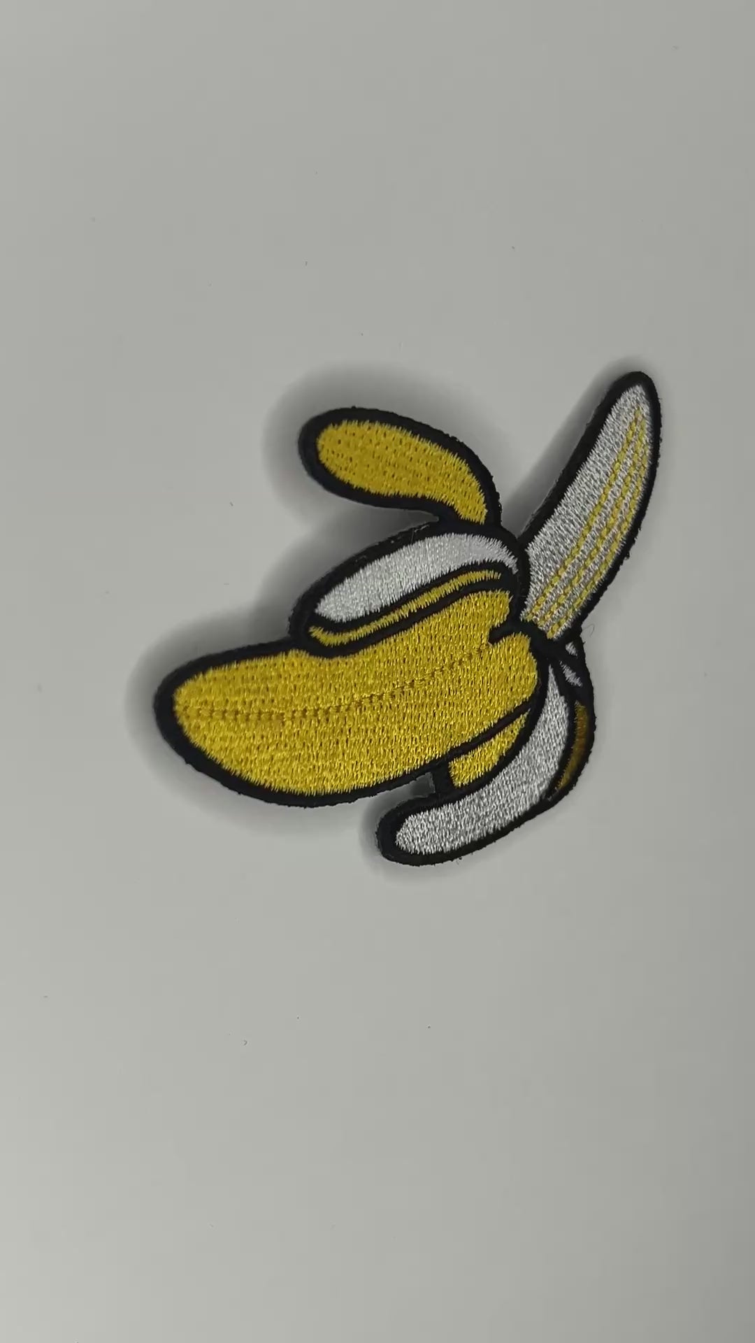 Peeled Banana Embroidered Patch