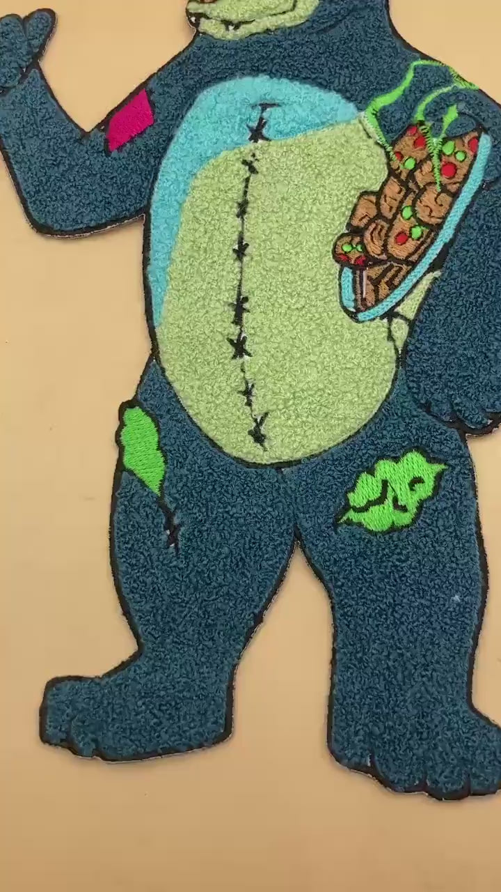 Grizzly Bear Chenille Patch