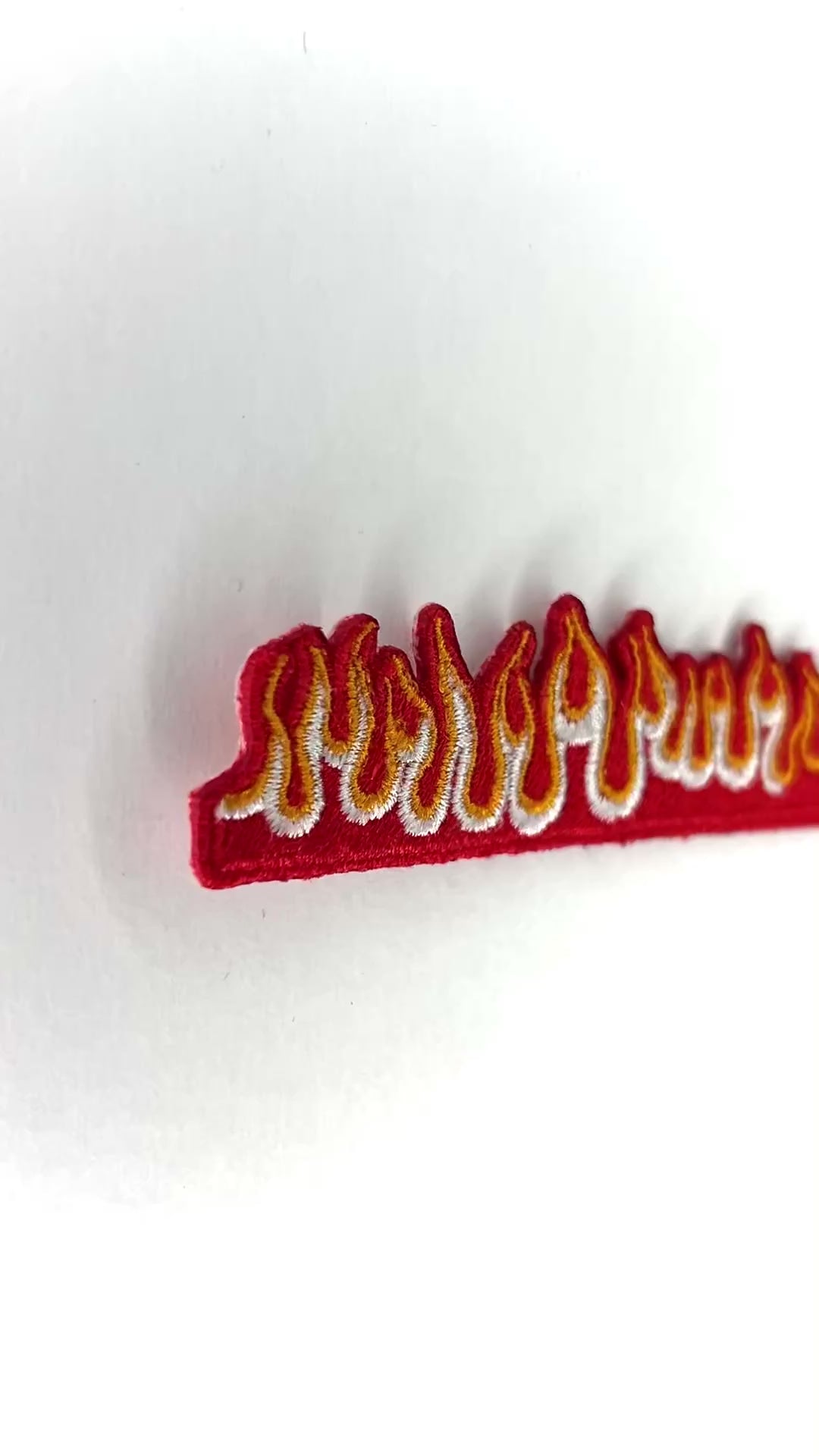 Fire Line Embroidered Patch