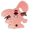 Pink Rabbit Embroidered Patch