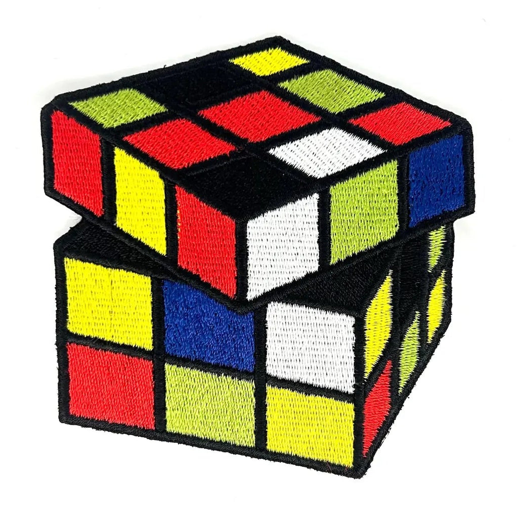 Rubik's Cube Embroidered Patch