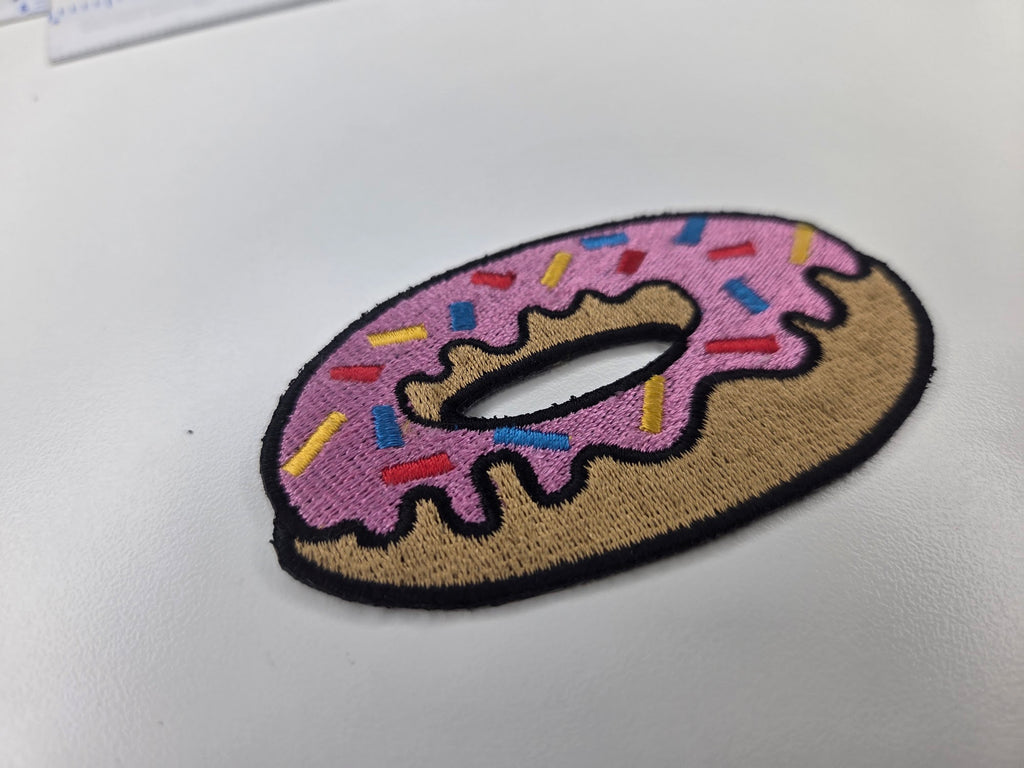 Sprinkle Donut Embroidered Patch