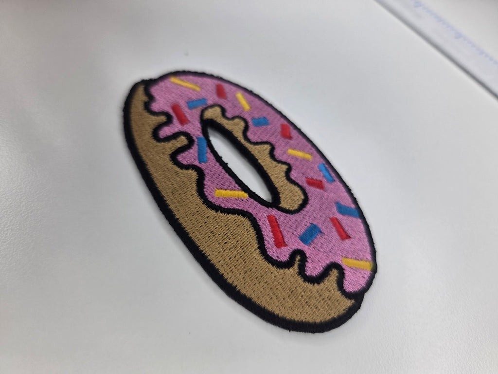 Sprinkle Donut Embroidered Patch