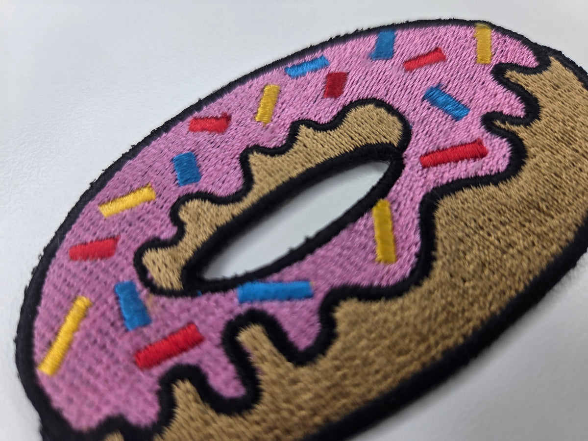 Sprinkle Donut Embroidered Patch