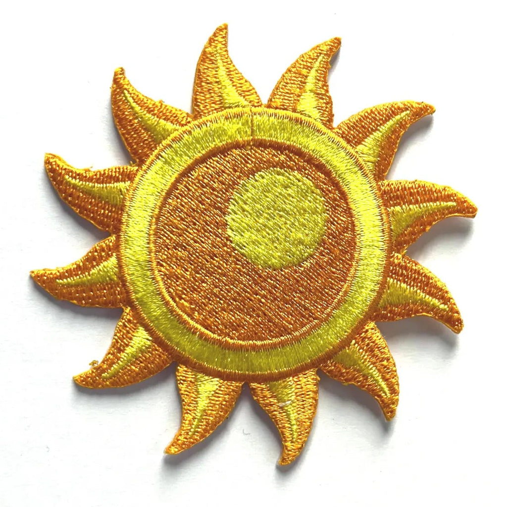Shining Sun Embroidered Patch