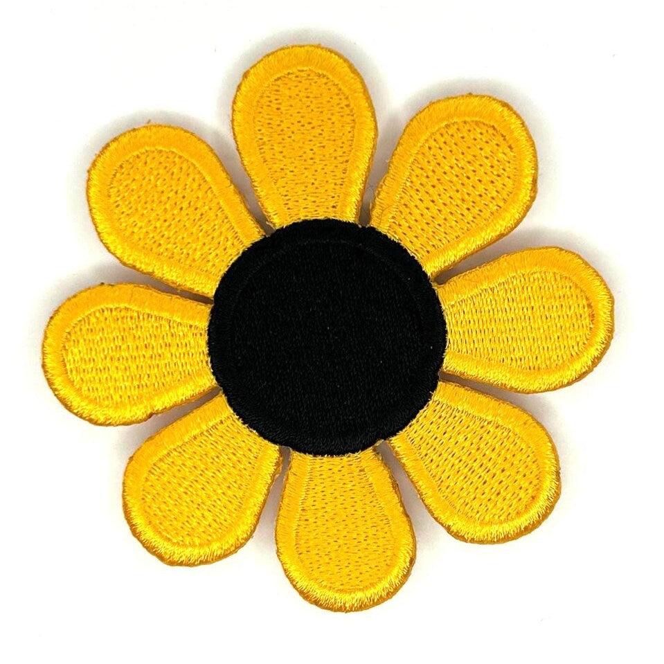 Sunflower Embroidered Patch