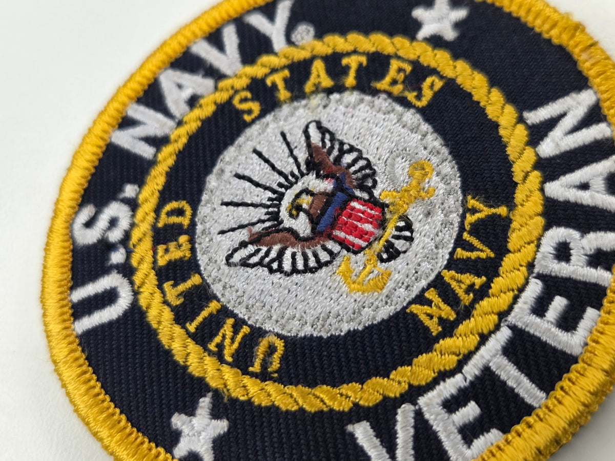 US Navy Veteran Embroidered Patch