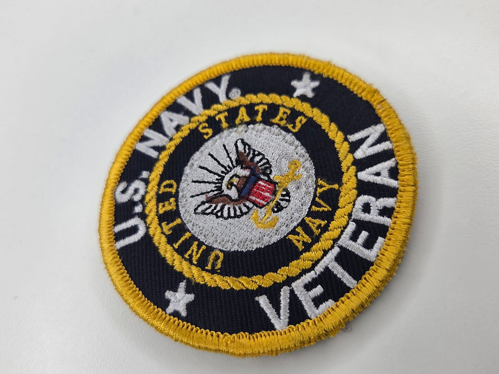 US Navy Veteran Embroidered Patch
