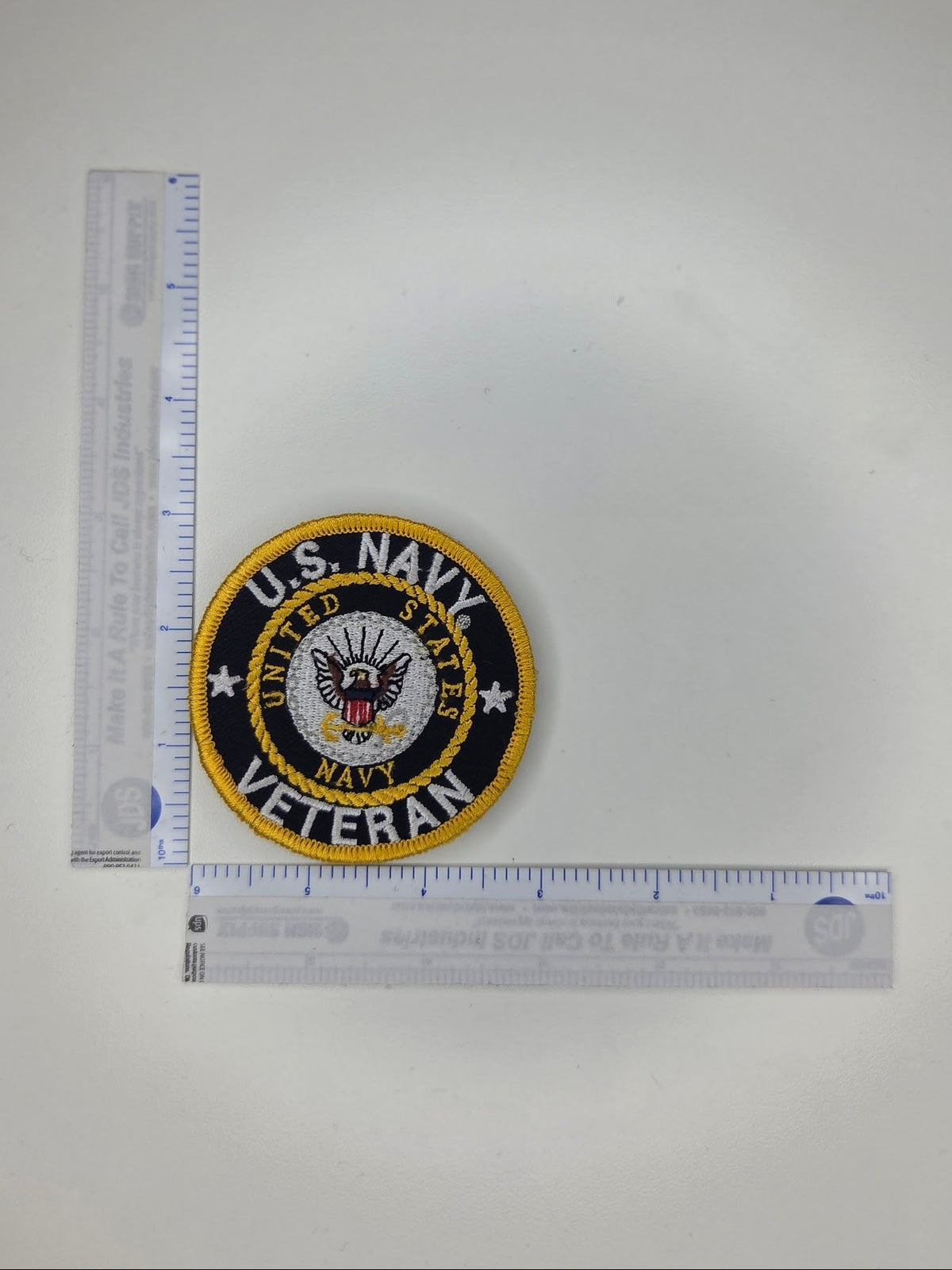 US Navy Veteran Embroidered Patch