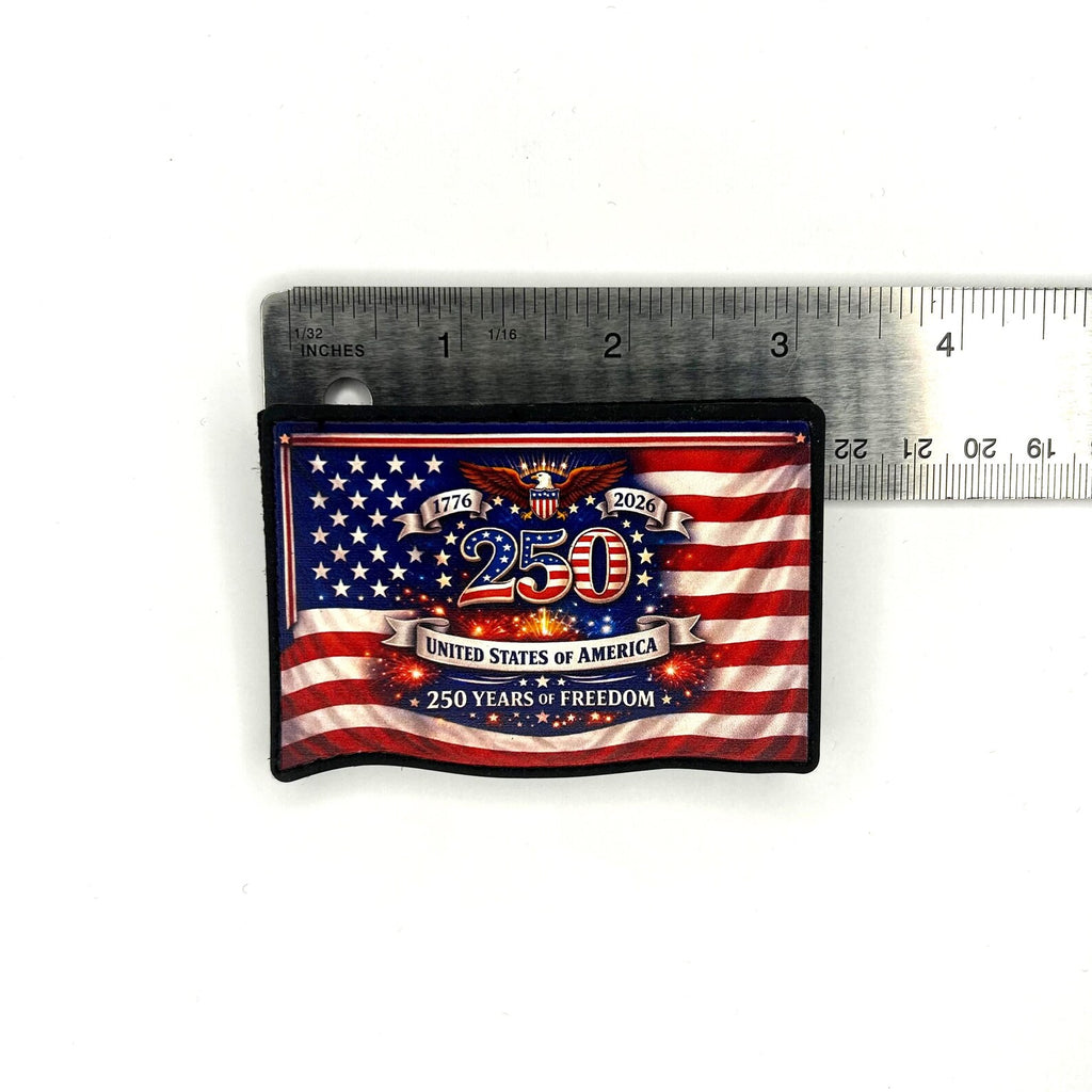 USA 250th Anniversary UV PVC Patch