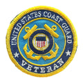 Coast Guard Vet Embroidered Patch