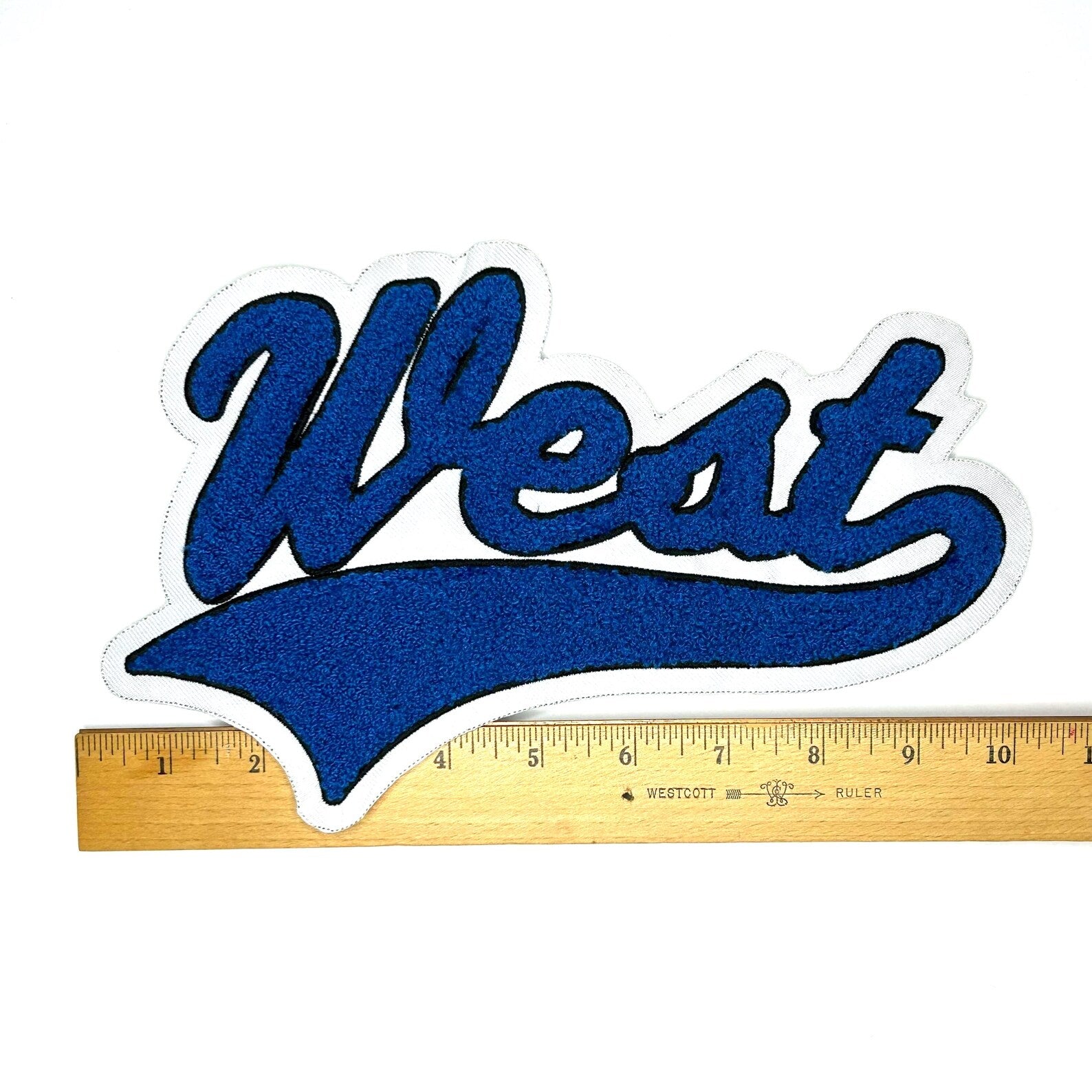 West Chenille Letterman Patch