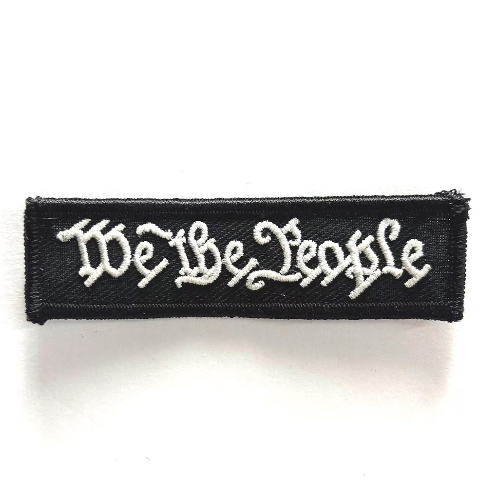 We the People Embroidered Patch