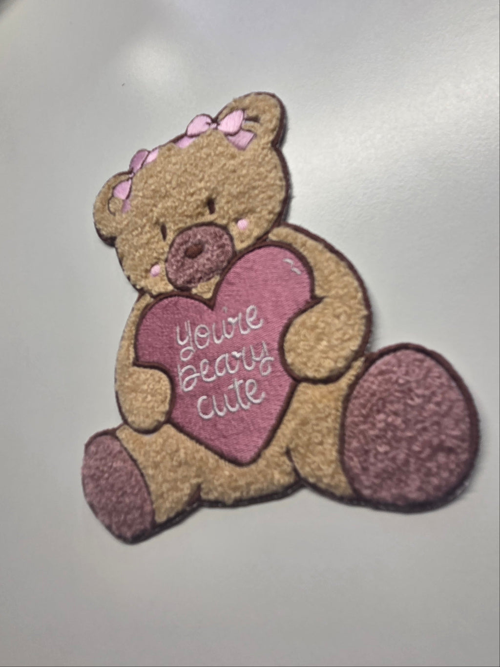 You're Beary Cute Chenille Patch